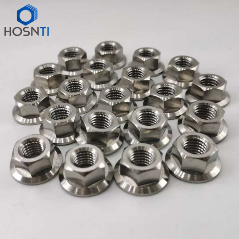 Din Titanium Flange Bolts And Nuts M Baoji Hosn Titanium Co Ltd