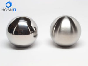 titanium shift knob with polished raw titanium color