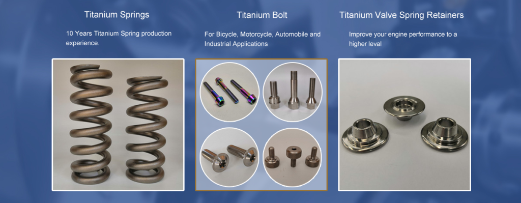 Titanium Spring Bolt And Valve Spring Retainers Baoji Hosn Titanium