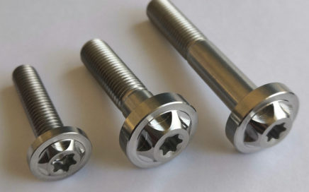 This titanium bolt will be used for motorcycles