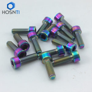 DIN 912 cylinder head titanium bolts with allen key