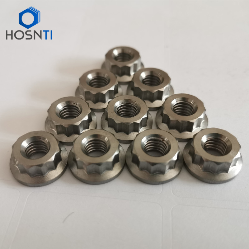 12 Point Flange Titanium Nuts – Baoji HOSN Titanium Co., Ltd.