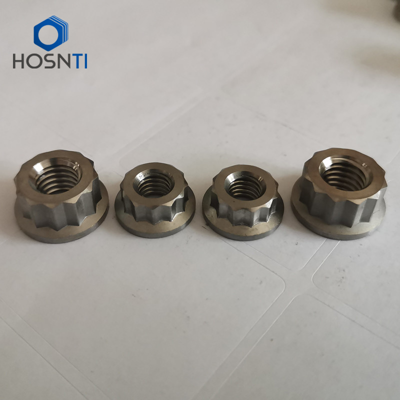 12 Point Flange Titanium Nuts – Baoji HOSN Titanium Co., Ltd.