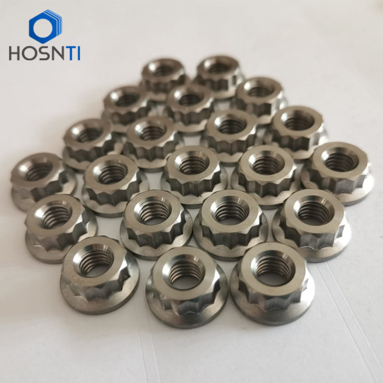 12 Point Flange Titanium Nuts – Baoji HOSN Titanium Co., Ltd.