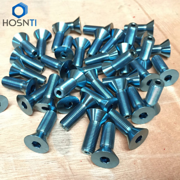 Hollow Titanium Crank Spindle Bolts