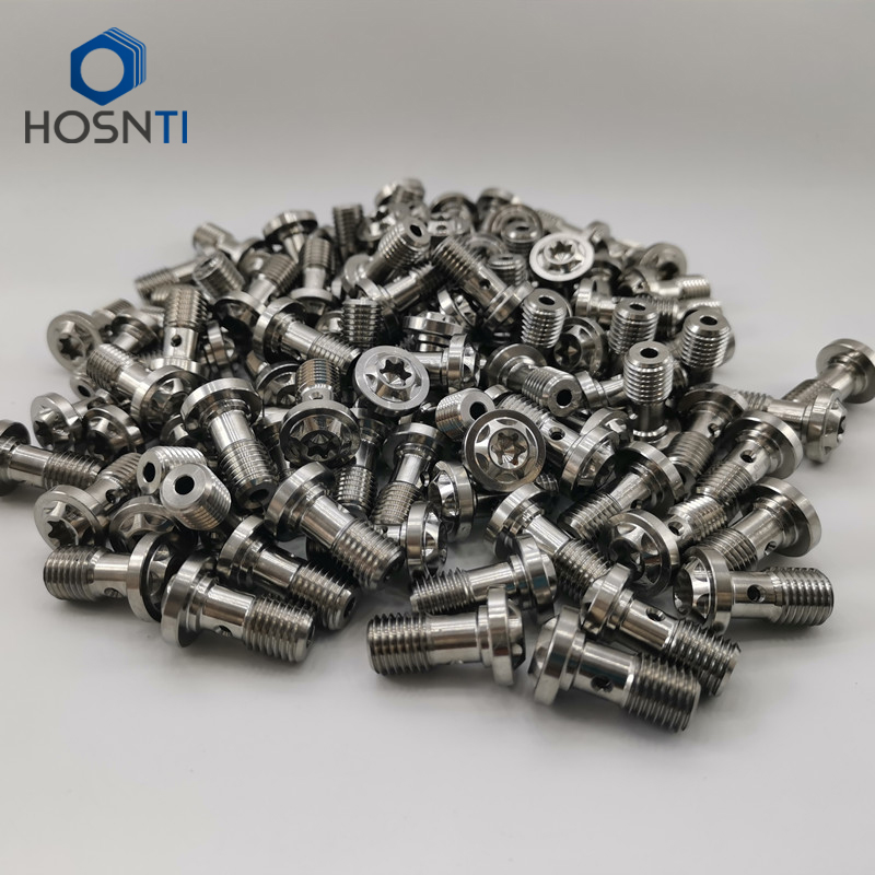 Motorcyle Titanium Banjo Bolts M10x19mm – Baoji HOSN Titanium Co., Ltd.