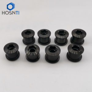 black titanium chainring bolts