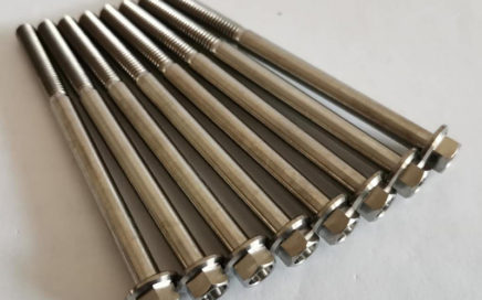 long titanium flange bolt