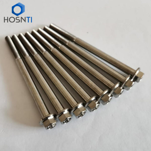 long titanium flange bolt