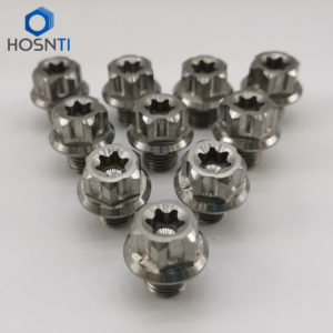 motorcycle titanium flange bolt