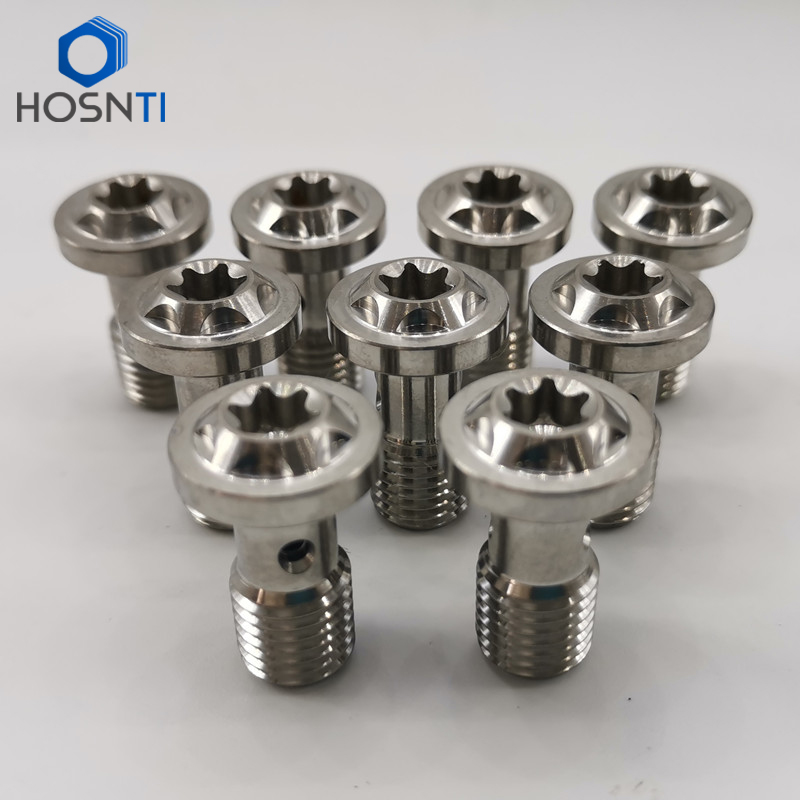 Motorcyle Titanium Banjo Bolts M10x19mm – Baoji HOSN Titanium Co., Ltd.