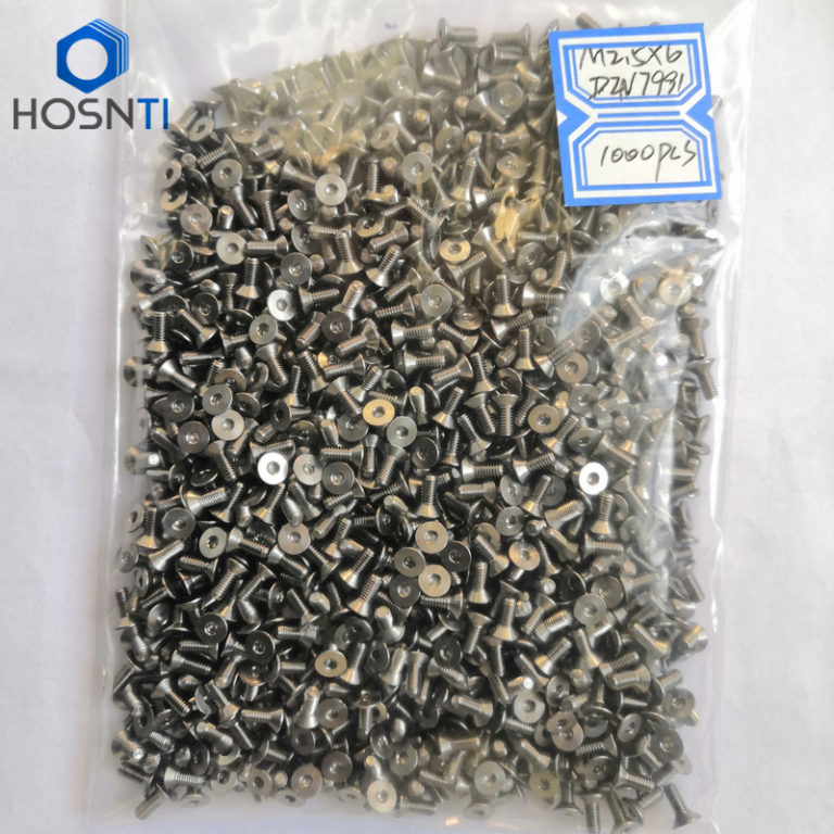 Small Titanium Screws with M2 M2.5 M3 – Baoji HOSN Titanium Co., Ltd.