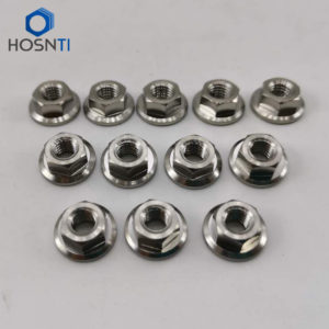 hex flange titanium nut m5