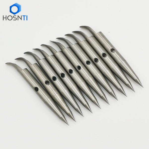 round sharp end titanium slip tips