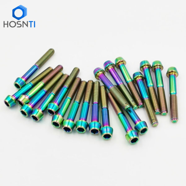 M6 oilslick titanium bolts