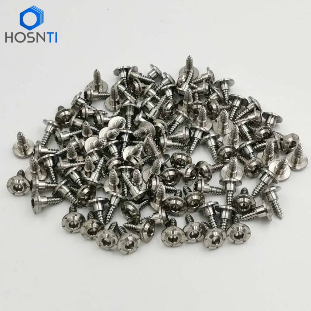 M5X12mm titanium shoulder self tapping screw