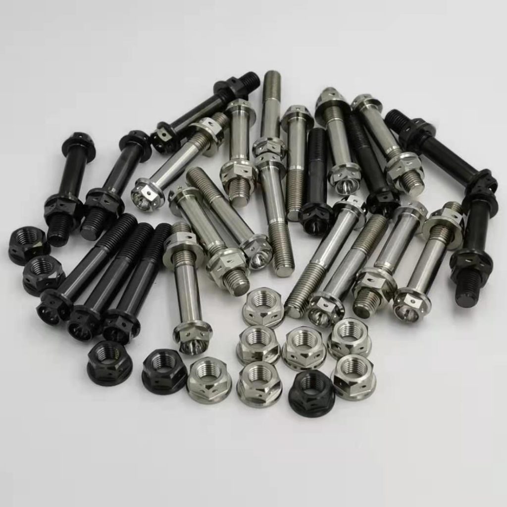 hex flange titanium fasteners