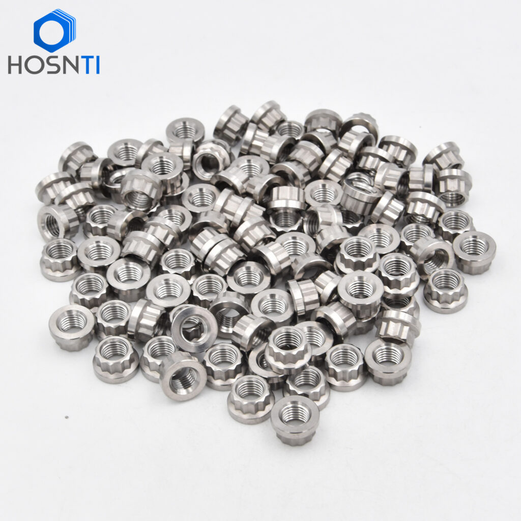 Ear Nuts - Titanium 12 pcs