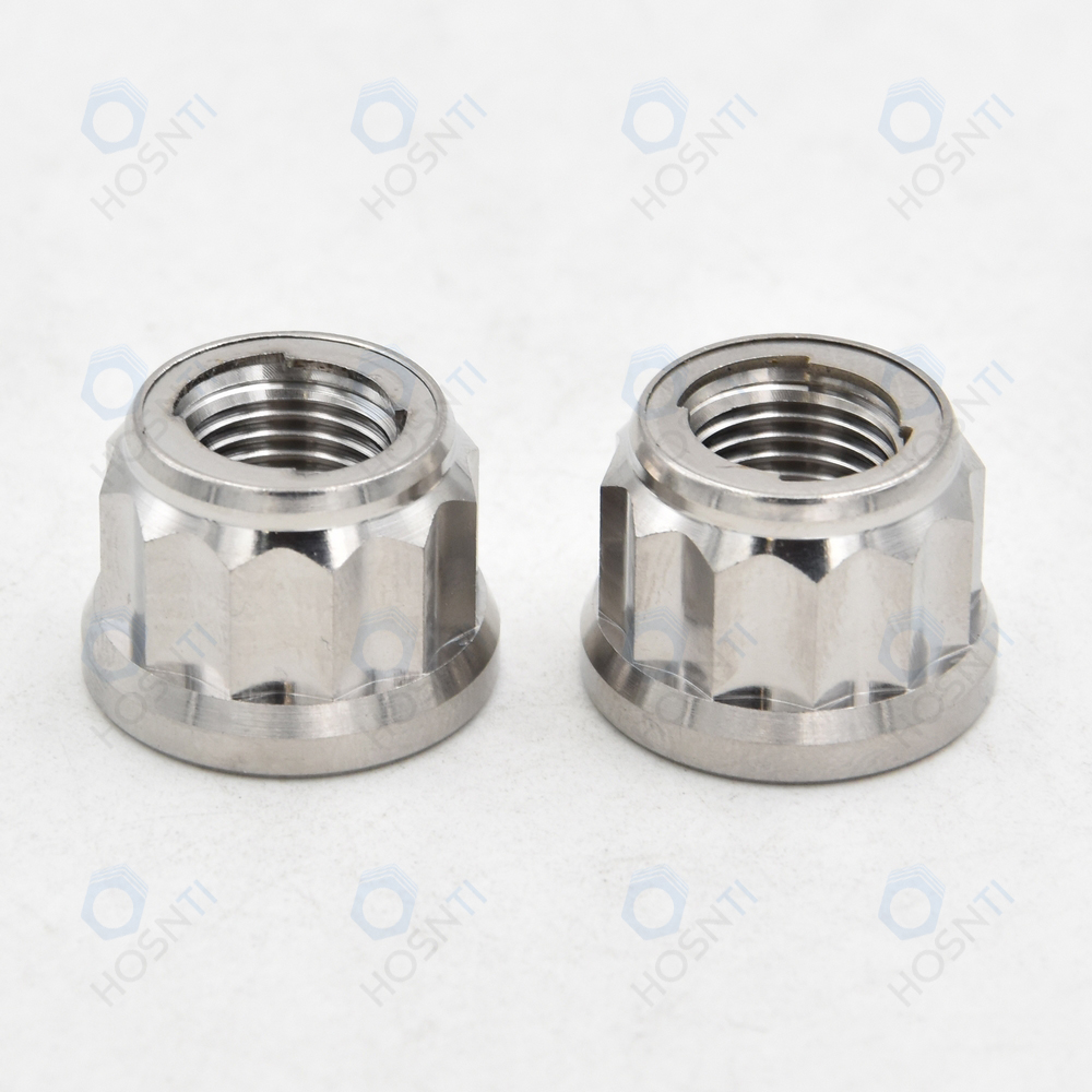 M12x1.25 all metal titanium lock nuts